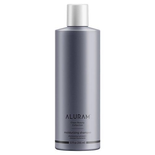 ALURAM moisturizing shampoo bottle, dark gray with silver cap