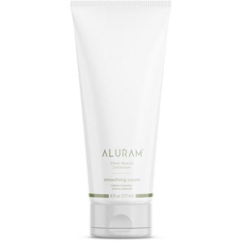 Aluram smoothing cream tube, white squeeze container with printed label