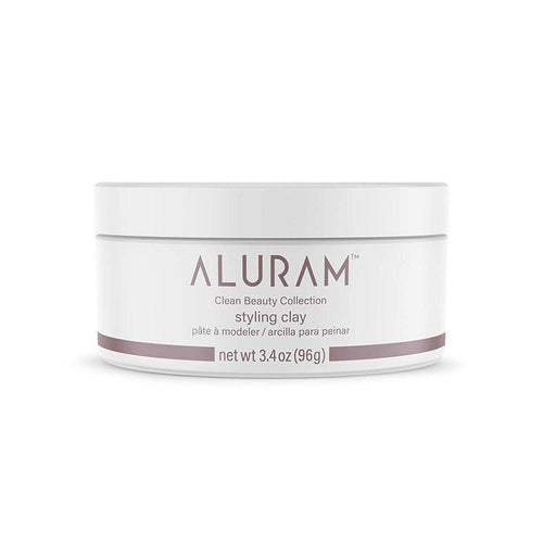 ALURAM styling clay jar, 3.4 oz, clear beauty collection