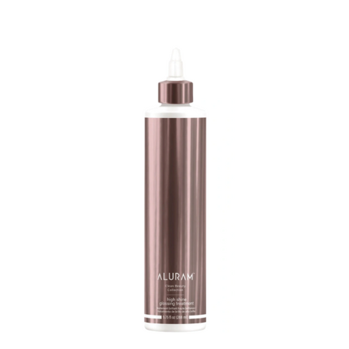 Aluram high shine hair glossing treatment bottle with pump dropper, 2 oz