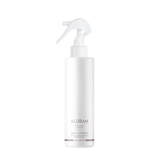 Aluram leave-in conditioner spray bottle with trigger, white plastic
