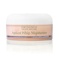 Apricot Whip moisturizer jar in white with peach cream label, plastic lid.