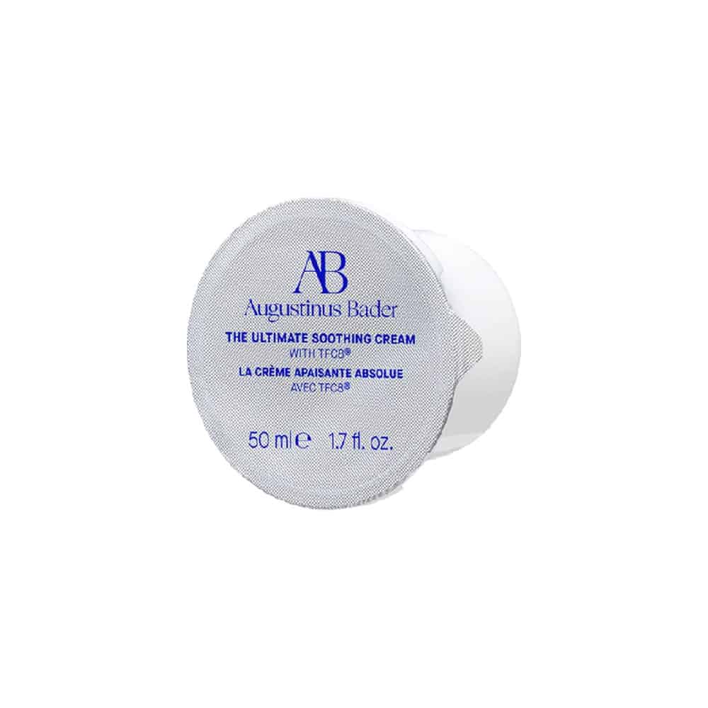 Augustinus Bader Ultimate Soothing Cream refill, round 50 mL jar lid