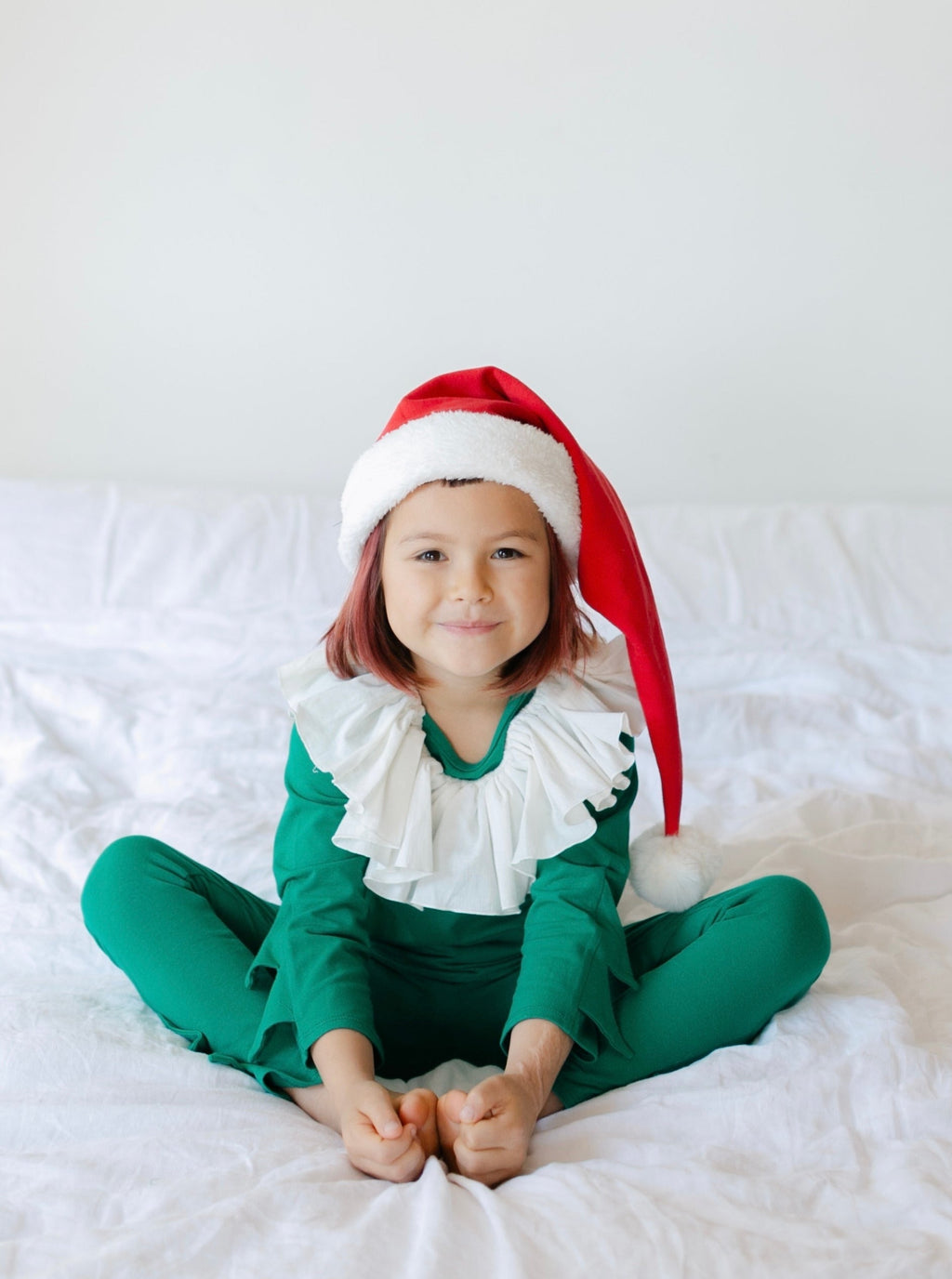 Green Holiday Elf Pajama Costume
