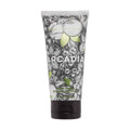 Beekman 1802 Arcadia hand cream tube, floral leaf print with green accents, 2 oz