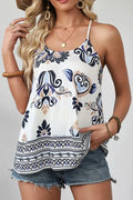 Bohemian Spaghetti Strap Tank for Effortless Style and Comfort