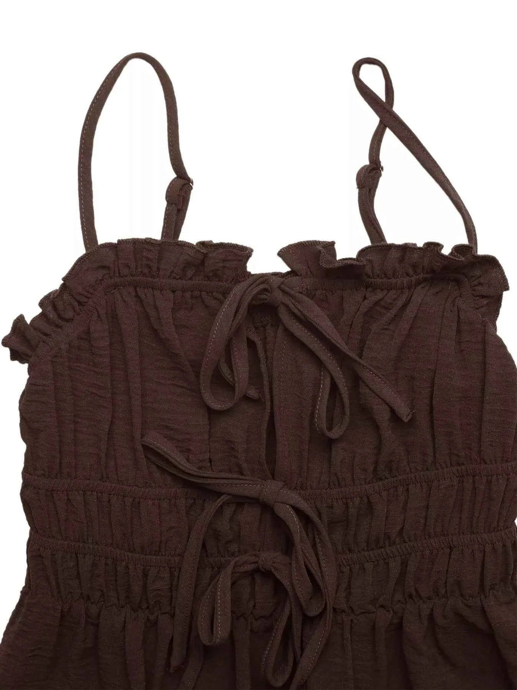 A-Line Dress with Stylish Tie-Front Detail