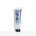 Hair styling gel tube, clear cap with blue label, Bumble and Bumble branding