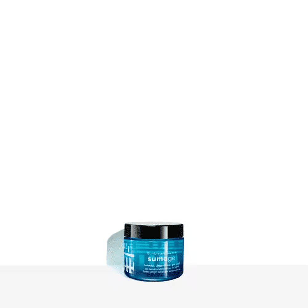 Bumble and Bumble Sumogel hair gel in blue jar with black lid