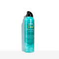 Foam spray blow-dry mousse bottle with black cap and turquoise label