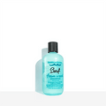 Shampoo bottle with Surf foam wash label, turquoise bottle, black cap