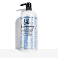 Bumble and bumble thickening volume conditioner pump bottle, white with black pump.