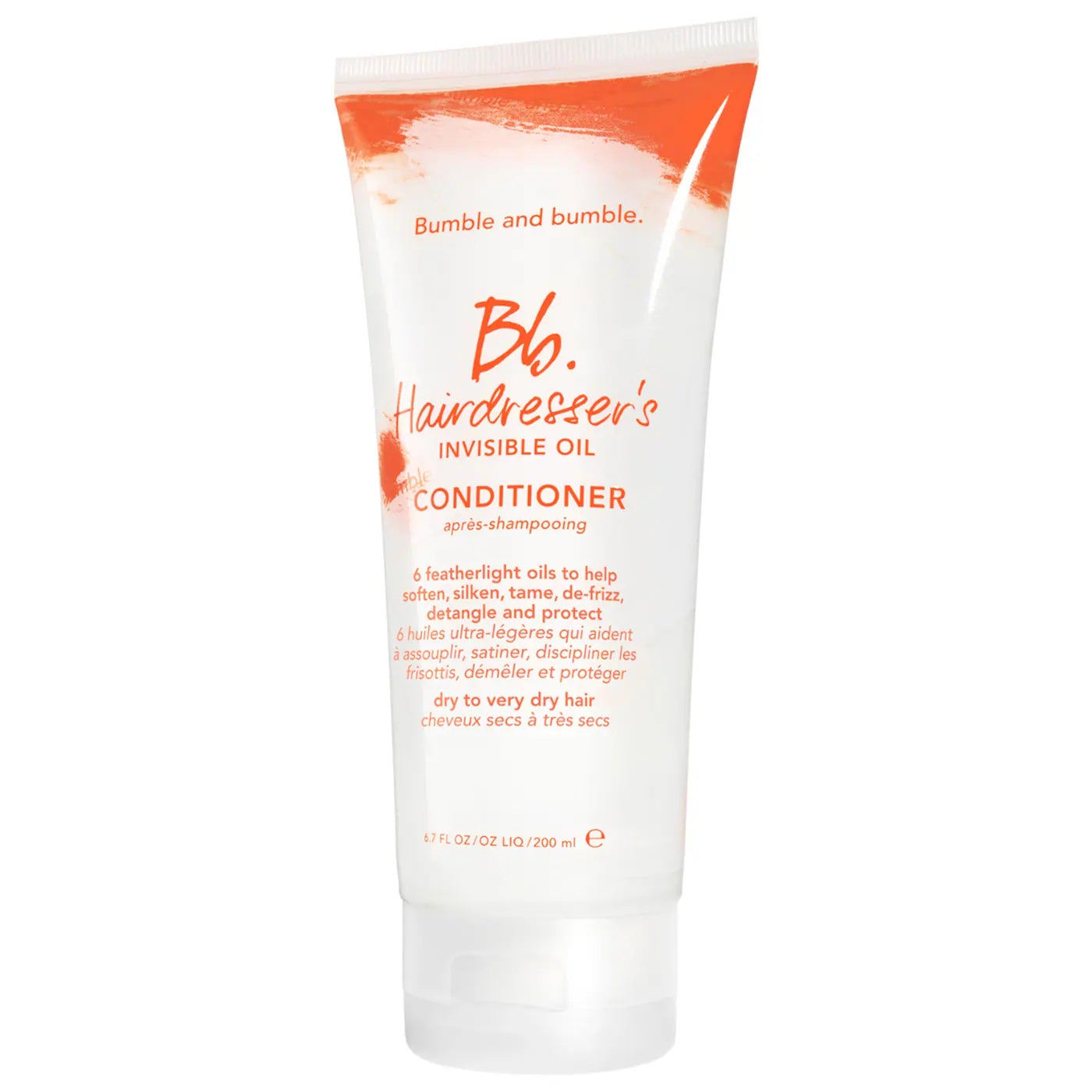 Bumble and bumble hydrating conditioner tube, white with orange label and cap