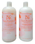 Invisible Oil hydrating shampoo and conditioner bottles, 33.8 oz, pink label
