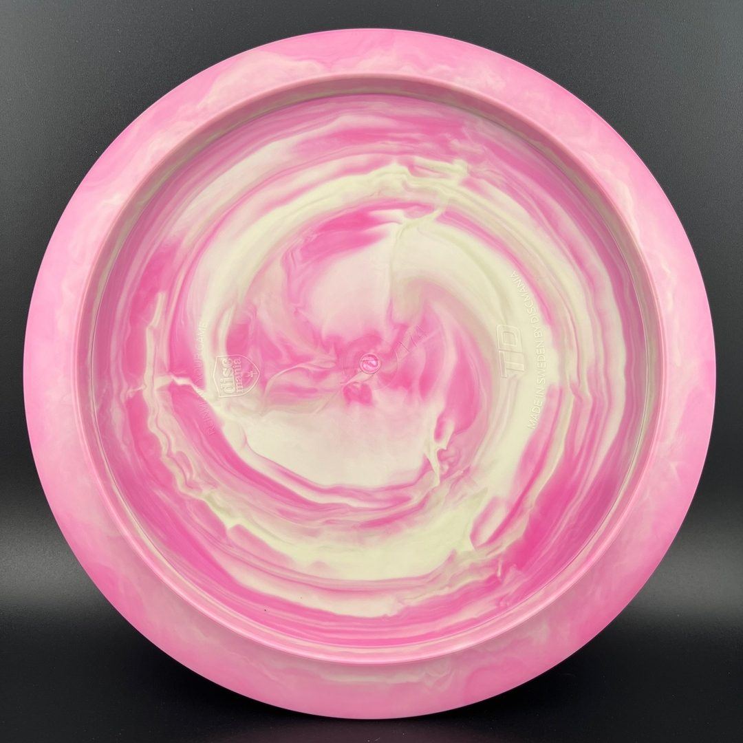 Swirly S-Line TD - Shield & Swords Stamp