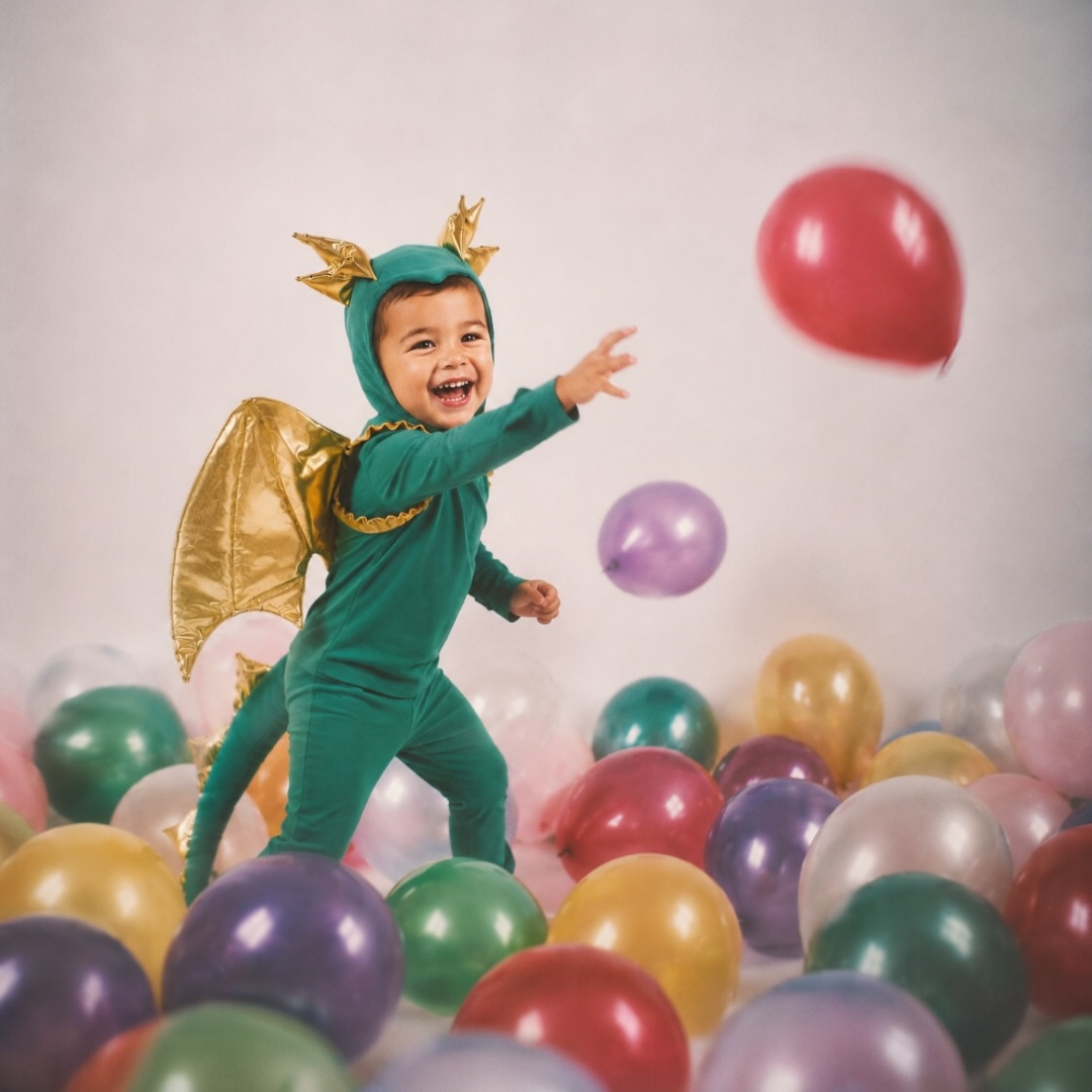 Emerald Sky Dragon Pajama Costume