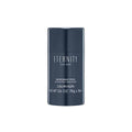 Calvin Klein Eternity for Men deodorant stick, dark blue cylindrical case.