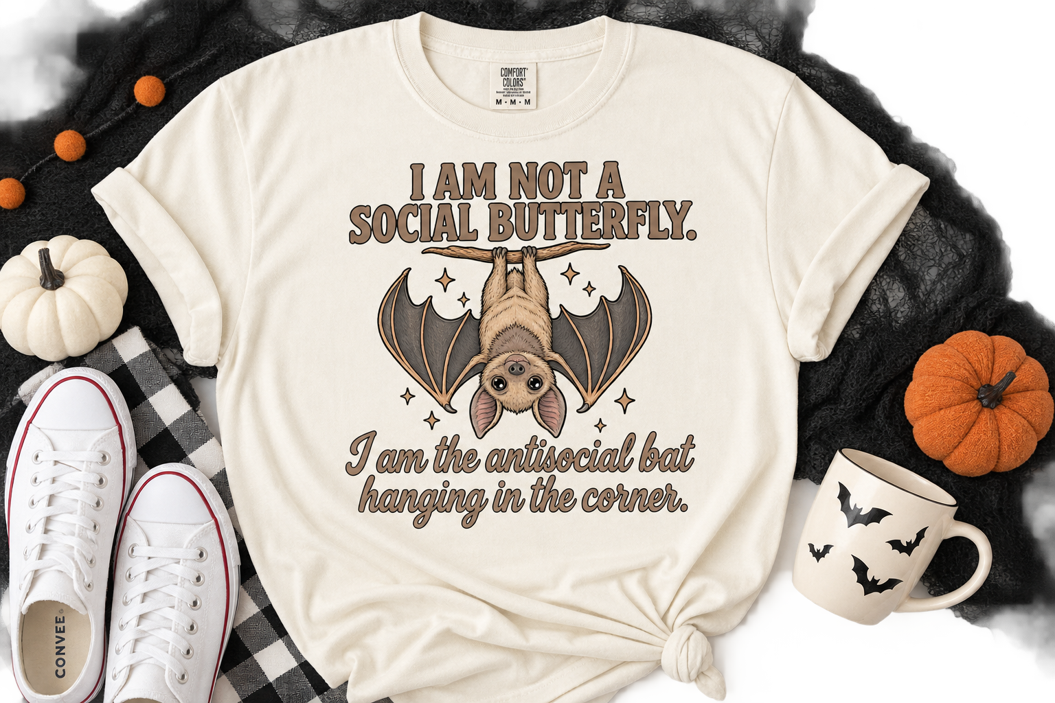 I am Not a Social Butterfly Graphic Tee