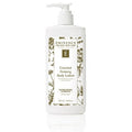 EMINENCE coconut firming body lotion in white pump bottle with gold label, 8.4 oz