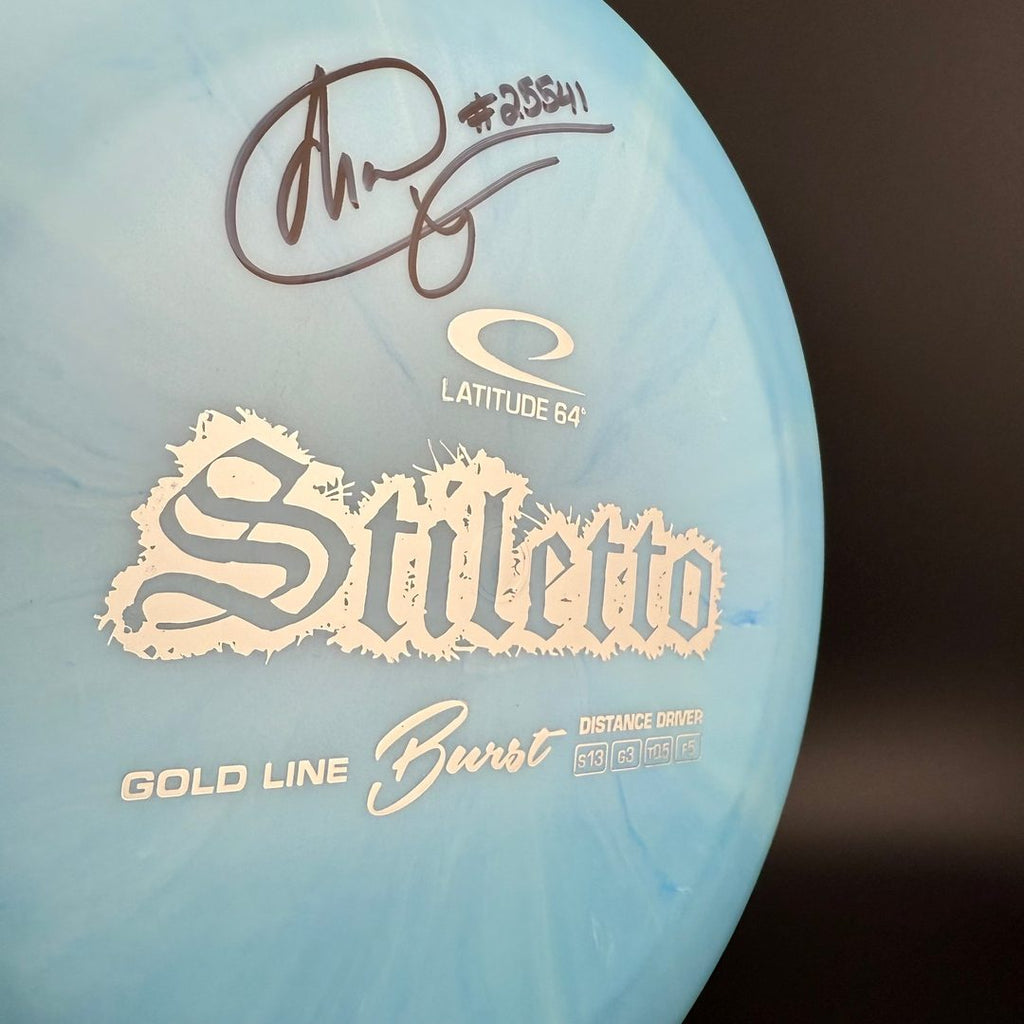 Gold Burst Stiletto *Signed* - Chandler Fry #25541