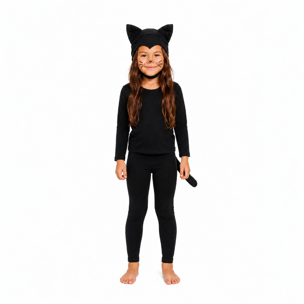 Black Cat Pajama Costume