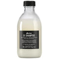 Davines OI Shampoo bottle, 280 ml (9.47 fl oz), clear container with black cap