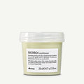 Davines MOMO conditioner in clear plastic jar, 250 mL label on front