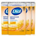 Dial Antibacterial Bar Soap, Advanced Clean Gold, 4 Oz, 8 Bars