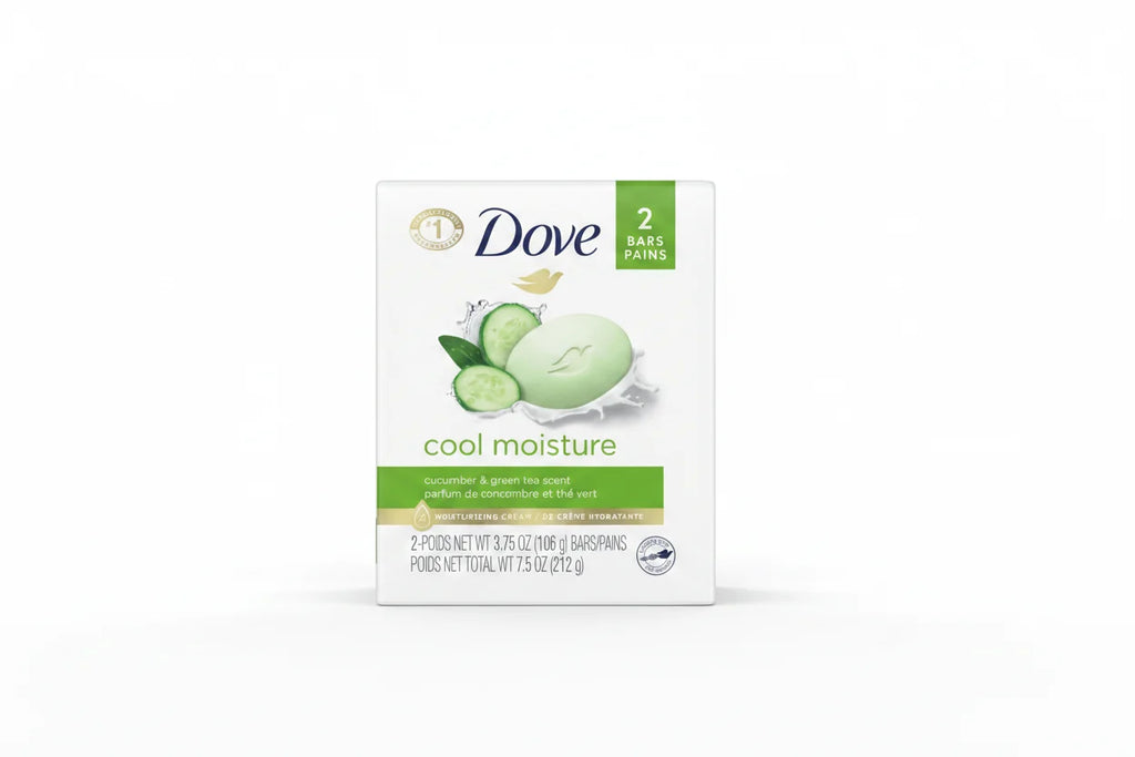 Dove Go Fresh Cool Moisture Beauty Bar (2 Bars X 4.25 Oz.)