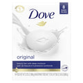 Dove Original Beauty Bar Deep Moisture White 8 Bars Soap