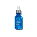 Dr. Dennis Gross hydration booster serum bottle with white dropper, blue glass