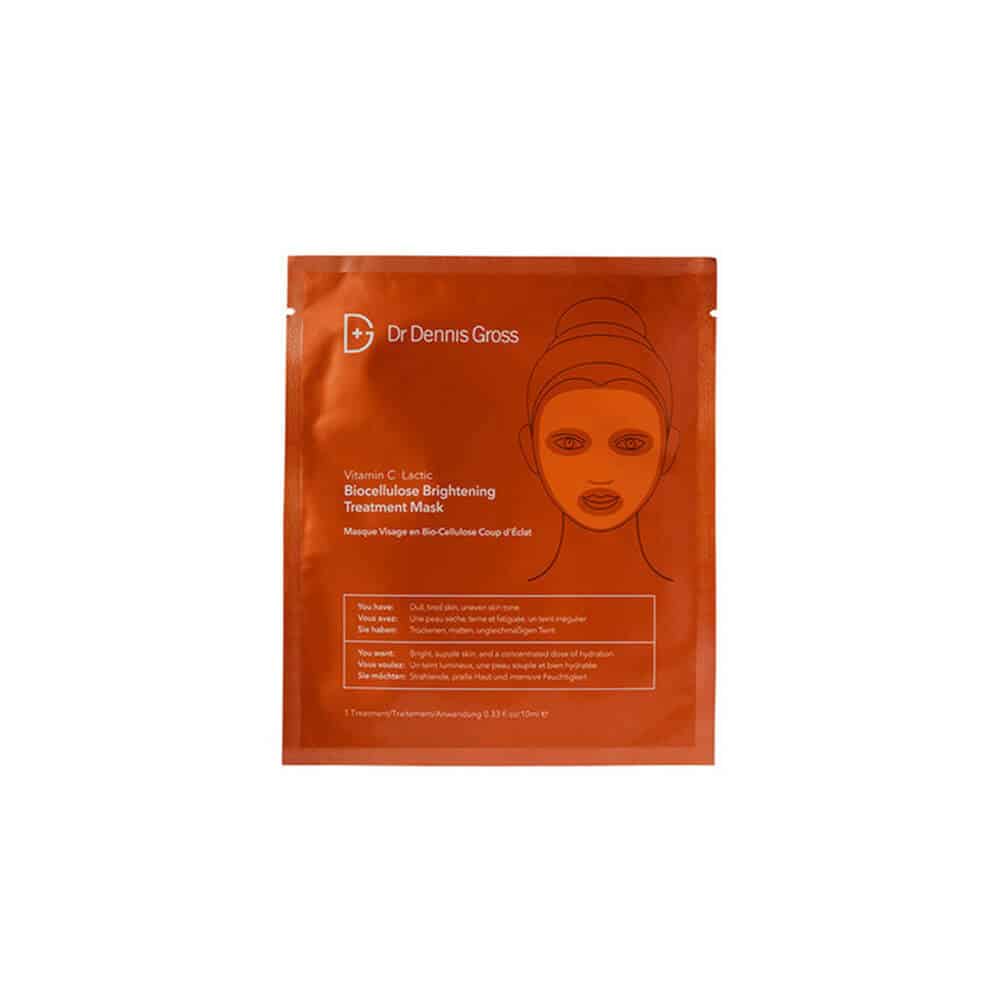 Dr. Dennis Gross vitamin C treatment mask packet, orange