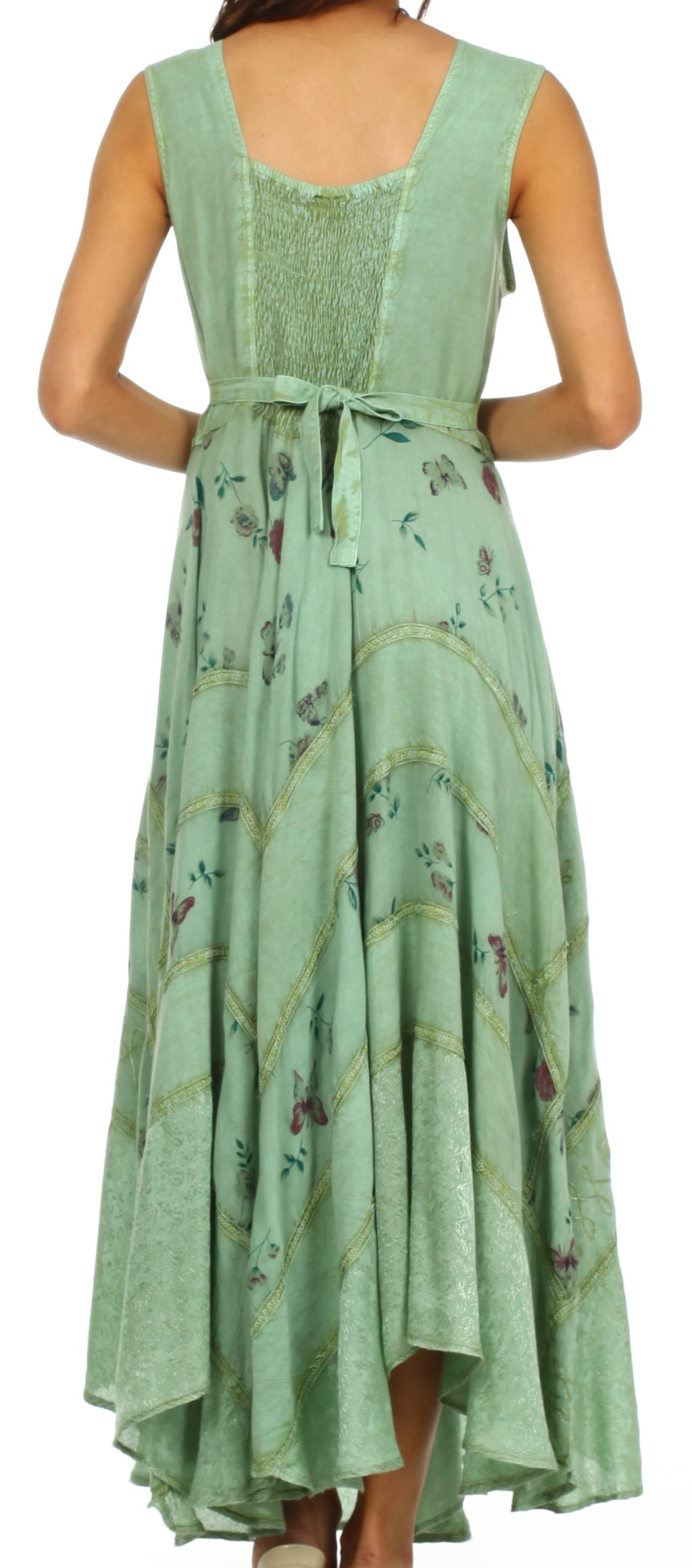 Sakkas Garden Goddess Corset Style Dress