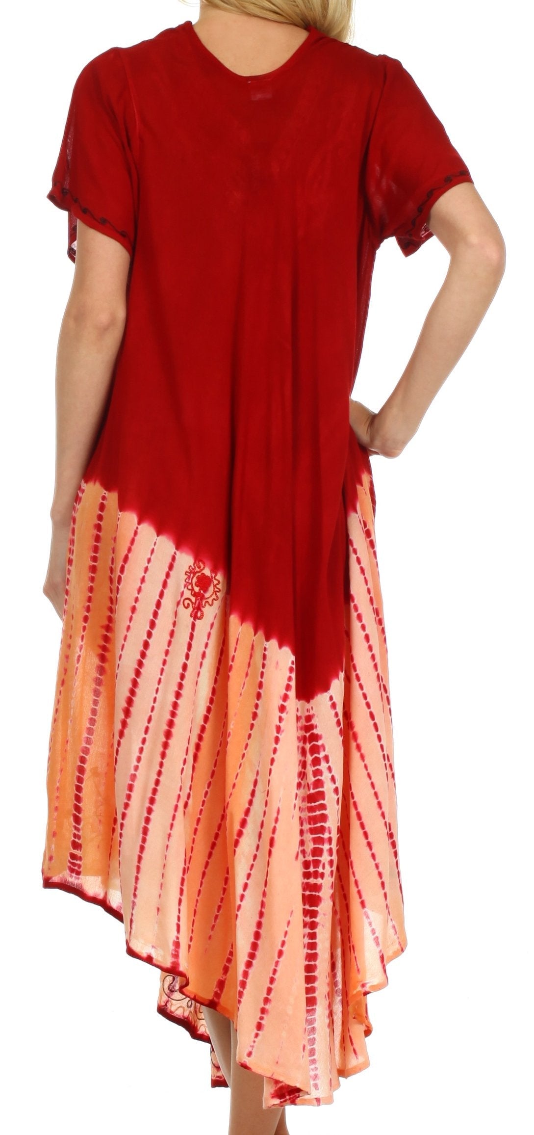 Sakkas Viveka Embroidered Caftan Dress