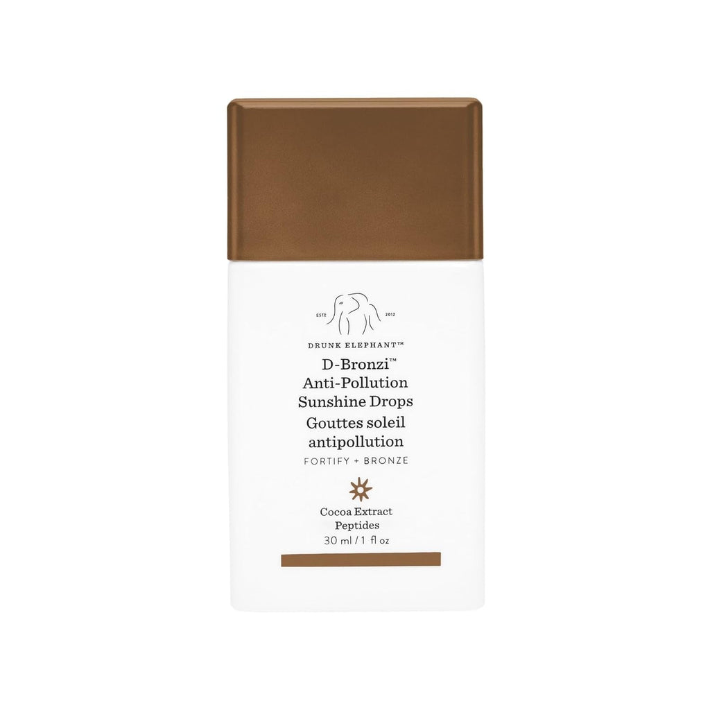 Drunk Elephant D-Bronzi drops bottle with bronze cap, 30 mL