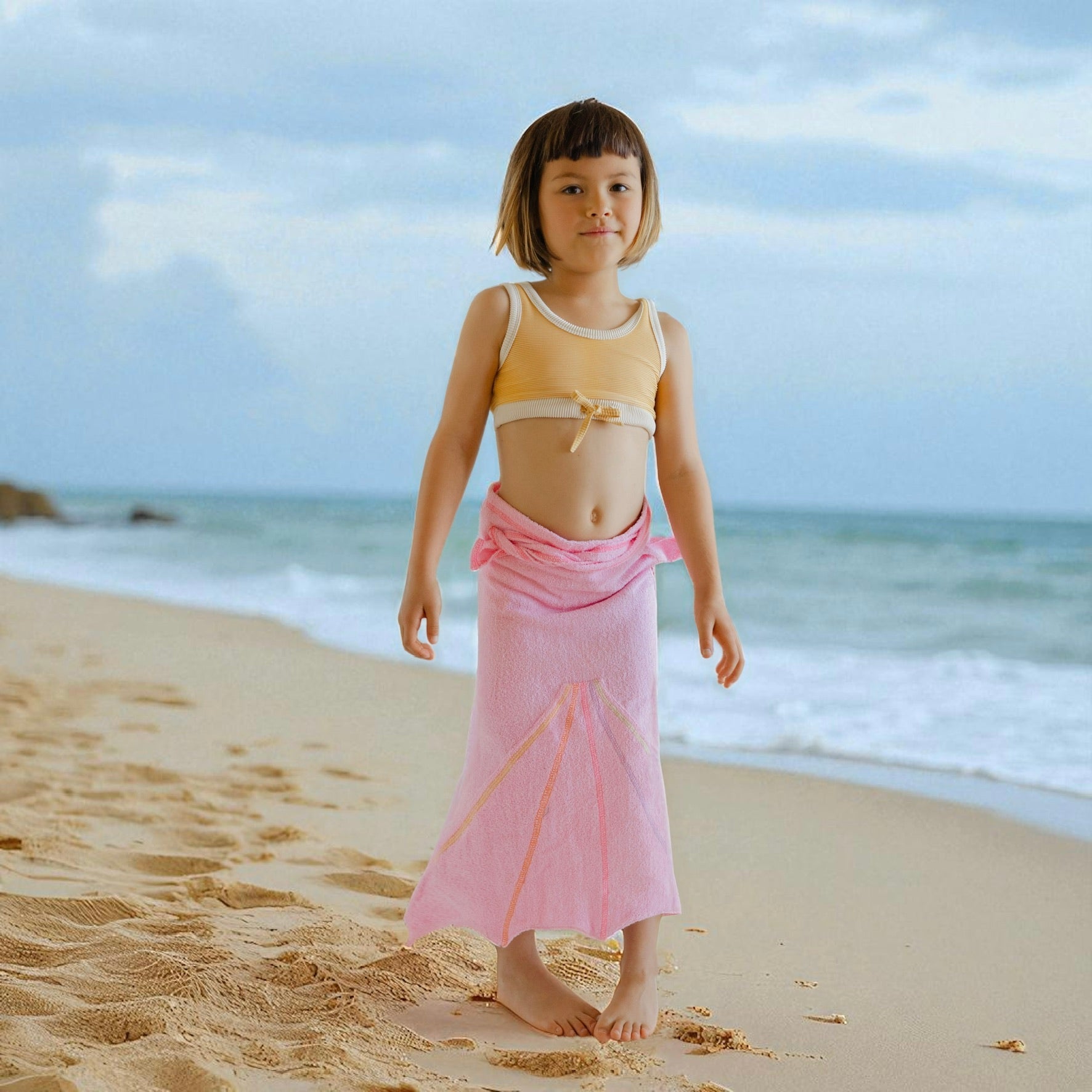 Mermaid Tail Wrap Towel