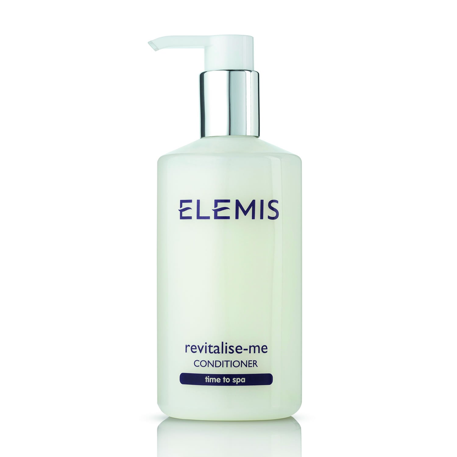 Elemis revitalise-me conditioner bottle with pump, light cream label, 300 mL