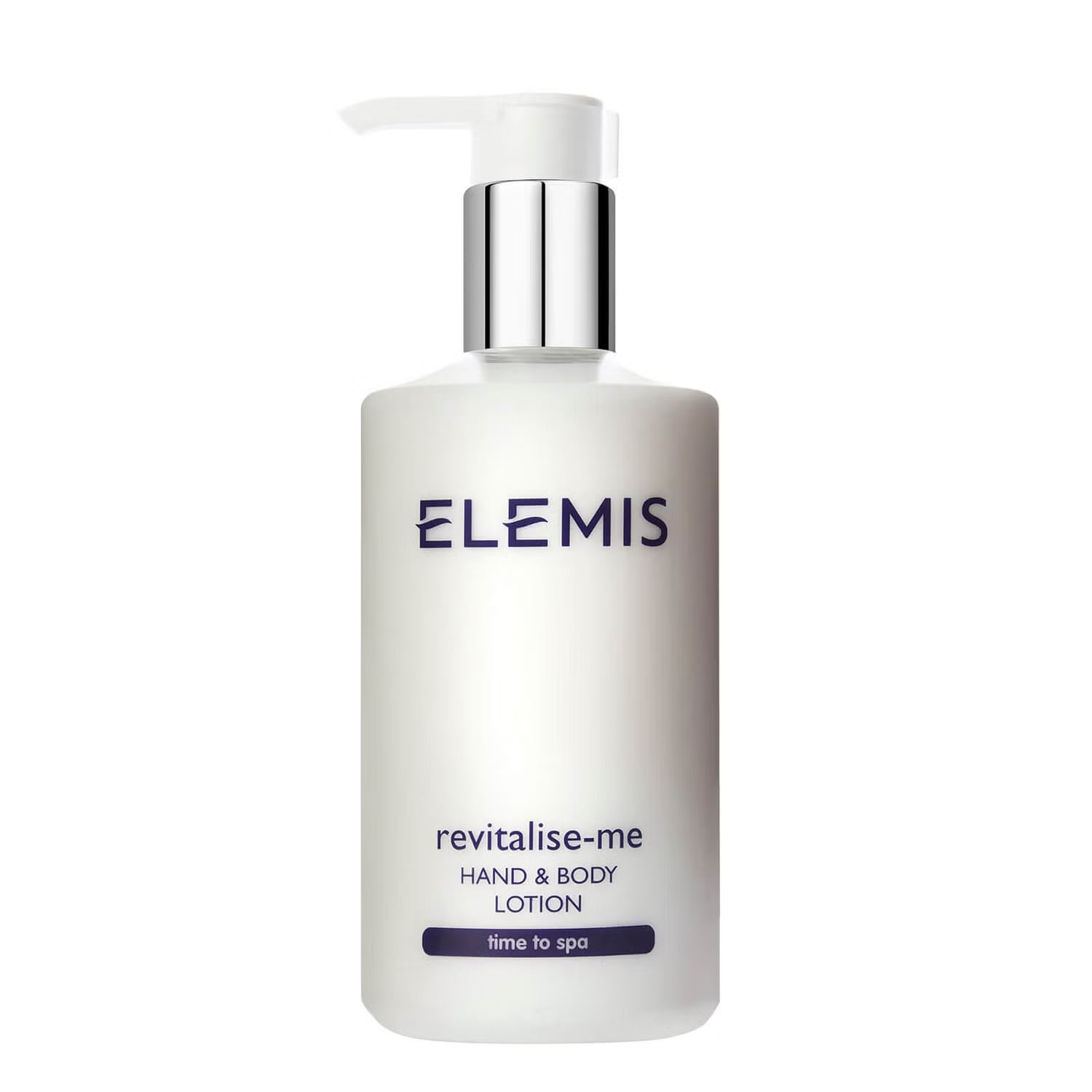 Elemis hand & body lotion bottle with pump, 300 mL