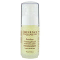 Eminence Bamboo Firming Fluid bottle, clear cap and pale yellow cream liquid