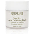 EMINENCE Firm Skin Acai exfoliating peel jar, white bottle with gold label