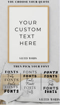 Personalized Wood Signs / Custom Quote Sign For Home / Personalized Wood Sign / Custom Wall Decor / Custom Wall Art / Custom Wooden Sign /