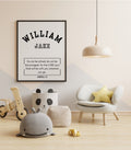Nursery Name Sign / Custom Name Sign / Baby Shower Gift / Bible verse Wood Name Sign / Baby Name Sign / Name Reveal / Crib Sign