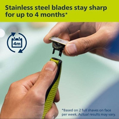 Philips Norelco OneBlade 360 Face & Body Rechargeable Men's Electric Shaver and Trimmer QP2834/70 - Imperfect Box
