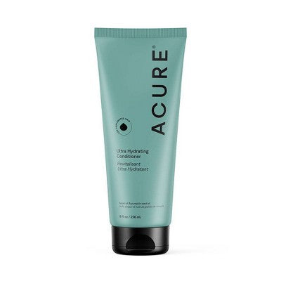 Acure Ultra Hydrating Conditioner tube, teal with black base, 8 fl oz