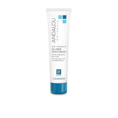 Andalou Naturals Clear Skin Acai + Kombucha Oil-Free Moisturizer 2.1 fl oz - New