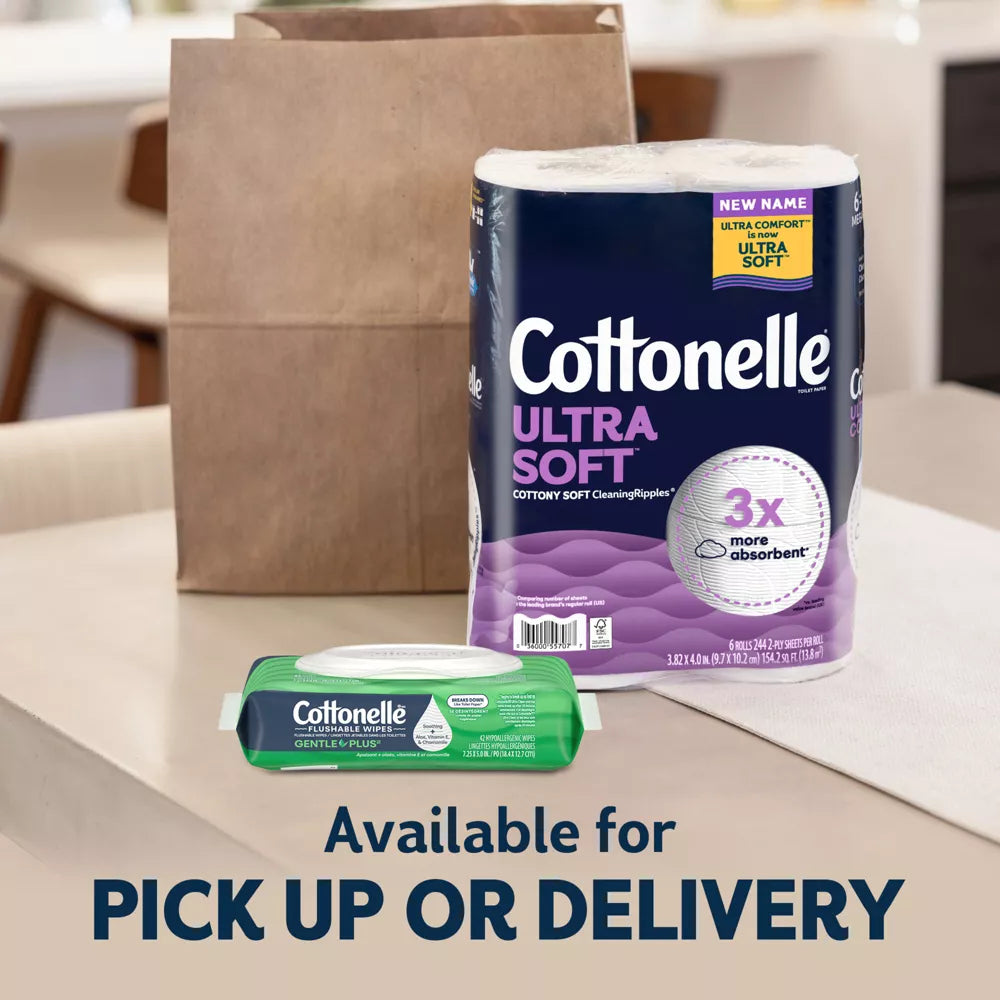 Cottonelle Ultra Soft Toilet Paper - 12 Mega Rolls