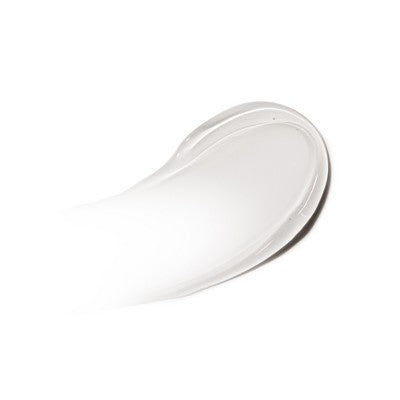 Thick white gel smear, swirled texture