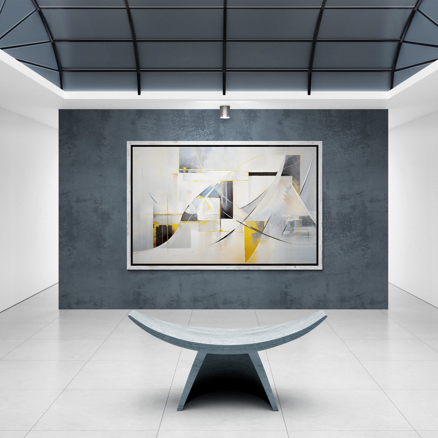 Canvas Print: "Geometric Whispers"