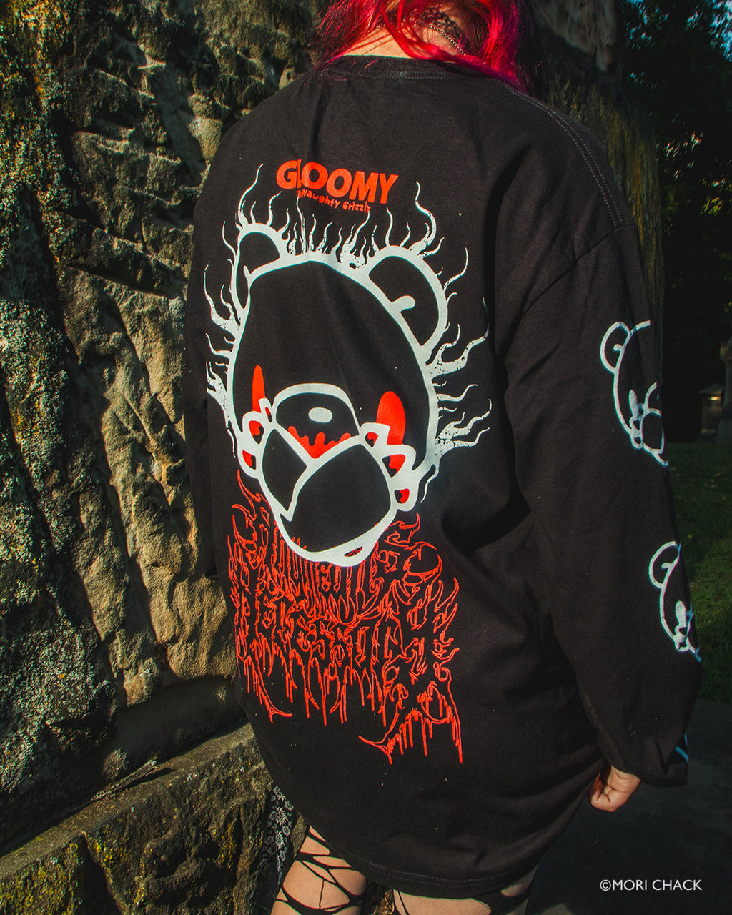 Cross Arms Long Sleeve T-Shirt