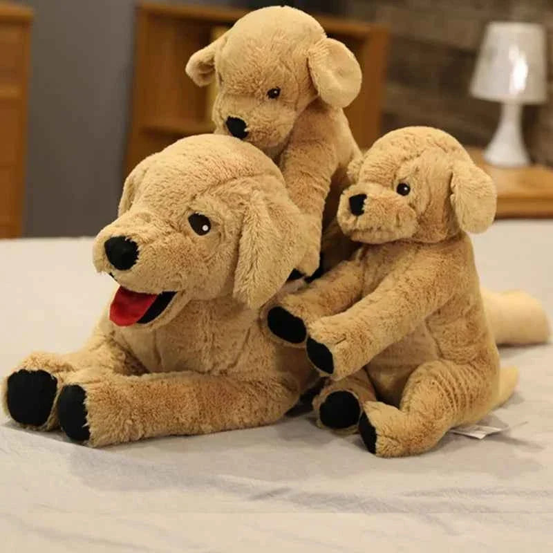 Lifelike Labrador Dog Plush Toy (13.8/29.5 in) - Creative Simulation Puppy Doll Gift